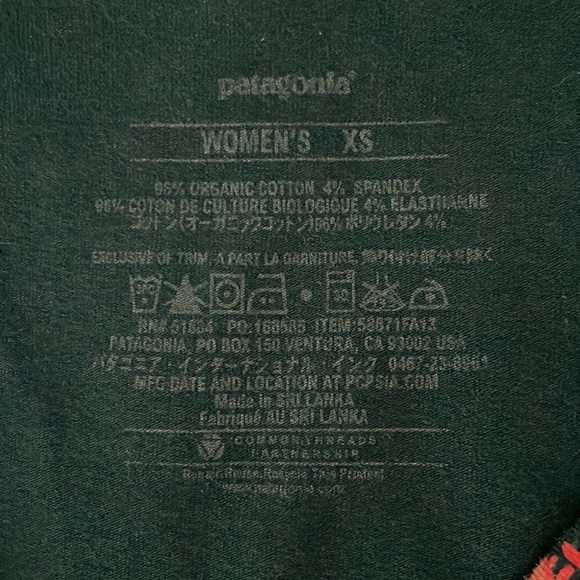 Patagonia 3/4 sleeve V neck Margot Dress Organic Cotton - Picture 2 of 4